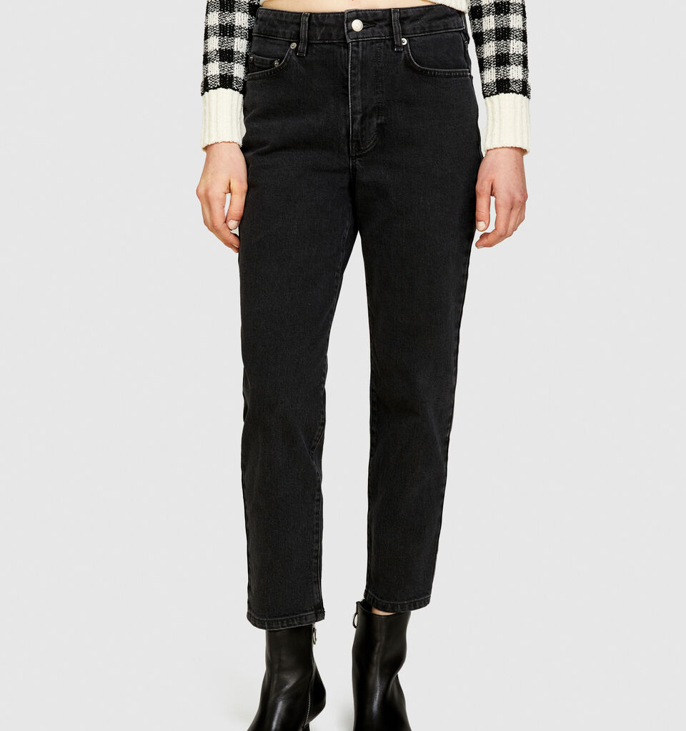 Slim fit jeans - women's slim fit jeans - Black | Sisley image number 4